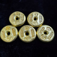 Ancient Coins Qing Dynasty Gold Ingot Gold Yuanbao Peace Buckle Five Emperor Gold Ingot Randomly Sent Single Price Gold Coin
