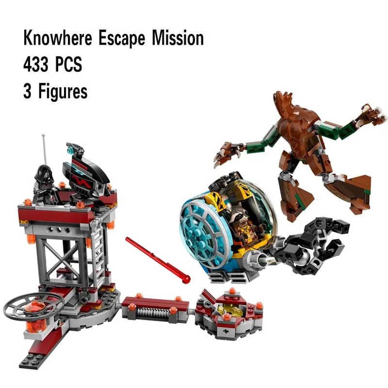 433 PCS Knowhere Escape Mission Building Blocks Bricks Compatible 76020 Toy Birthday Christmas Gift 10249