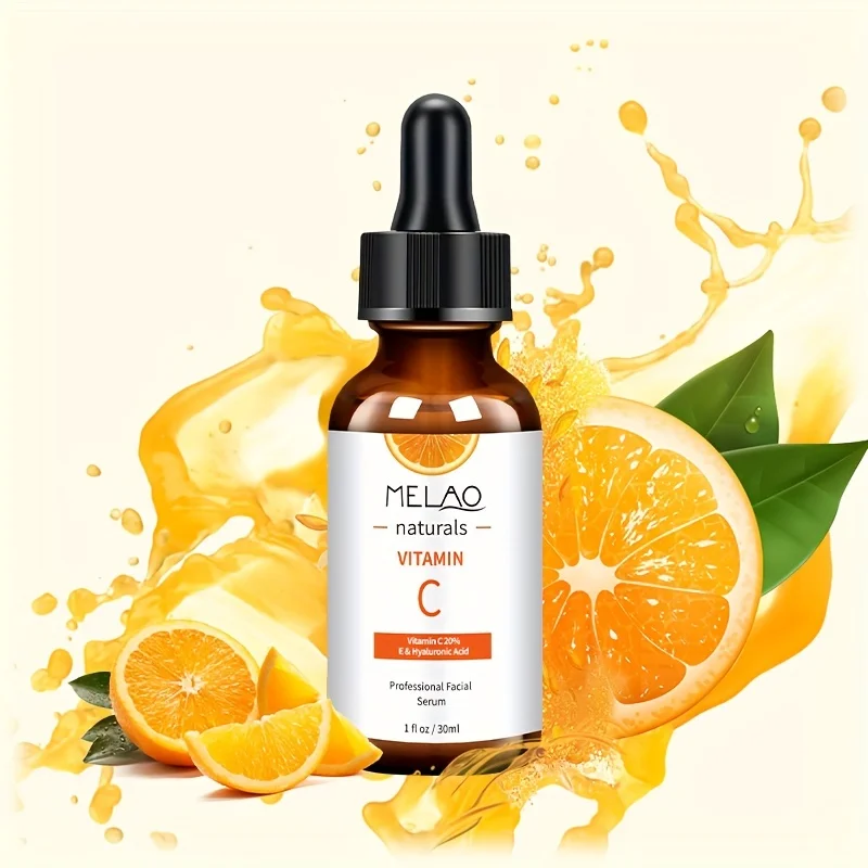 MELAO VITAMIN C SERUM Facial Serum with Vitamin C, Hyaluronic Acid, Vitamin E & More – Brightening Serum Even Skin Tone