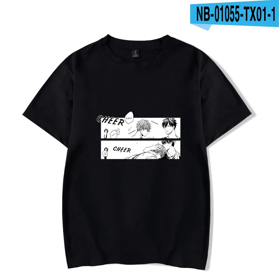 

GIVEN Printing T-shirt Summer Fashion Round Neck Short Sleeve Popular Japanese Anime Streetwear Plus Size