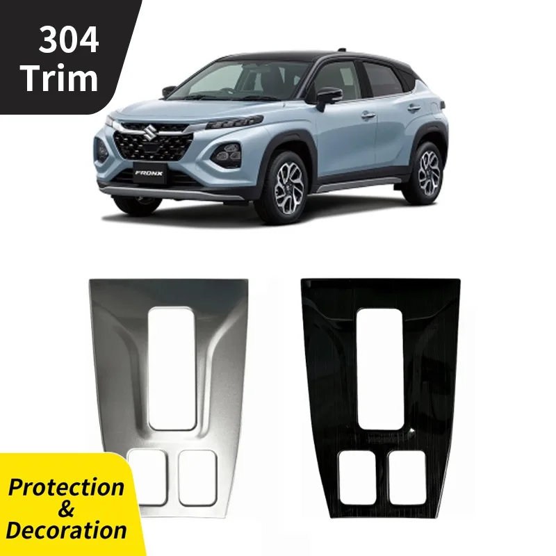 

Suitable for Suzuki FRONX Electronic Handbrake Interior Stainless Steel Bright Frame Patch Car Styling Accessories