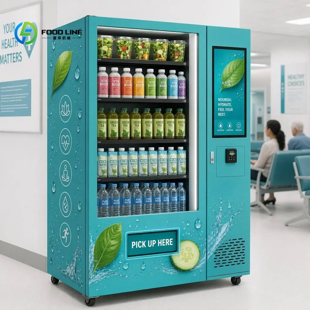 Custom Factory Manufactured Smart Drink Snack Vending Machine Countertop Installation Customizable