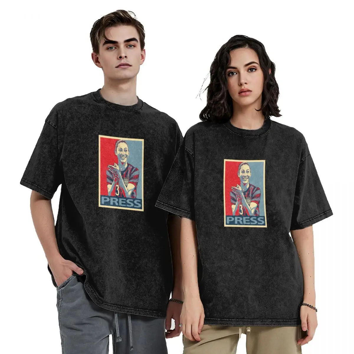 

Christen Press T-Shirt quick-drying oversized t shirt designer shirts tops fruit of the loom mens t shirts