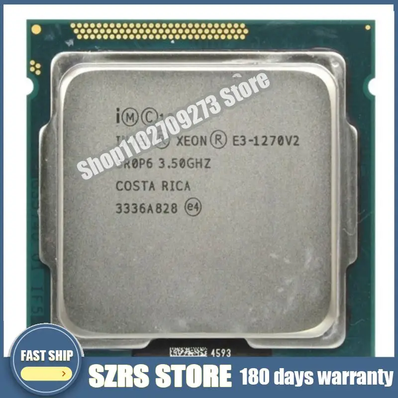 Processeur Int@l Xeon E3 1270 V2 1270V2 d\'occasion,3.5GHz,LGA 1155,8 Mo,SR0P6