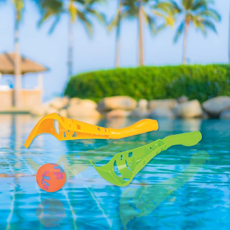 2 stks/set Activiteiten Fun Water Scoop Ball Set Game Outdoor Kid's Sportspeelgoed Toss En Catch Ball Set Ideaal voor Velddag Zomer