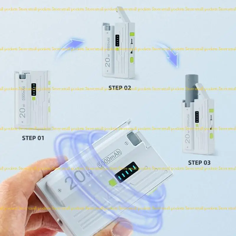 

R1WD 12700 Аккумуляторы Powerbanks Корпус с индикаторами освещения Дизайн пластиковой коробки без пайки