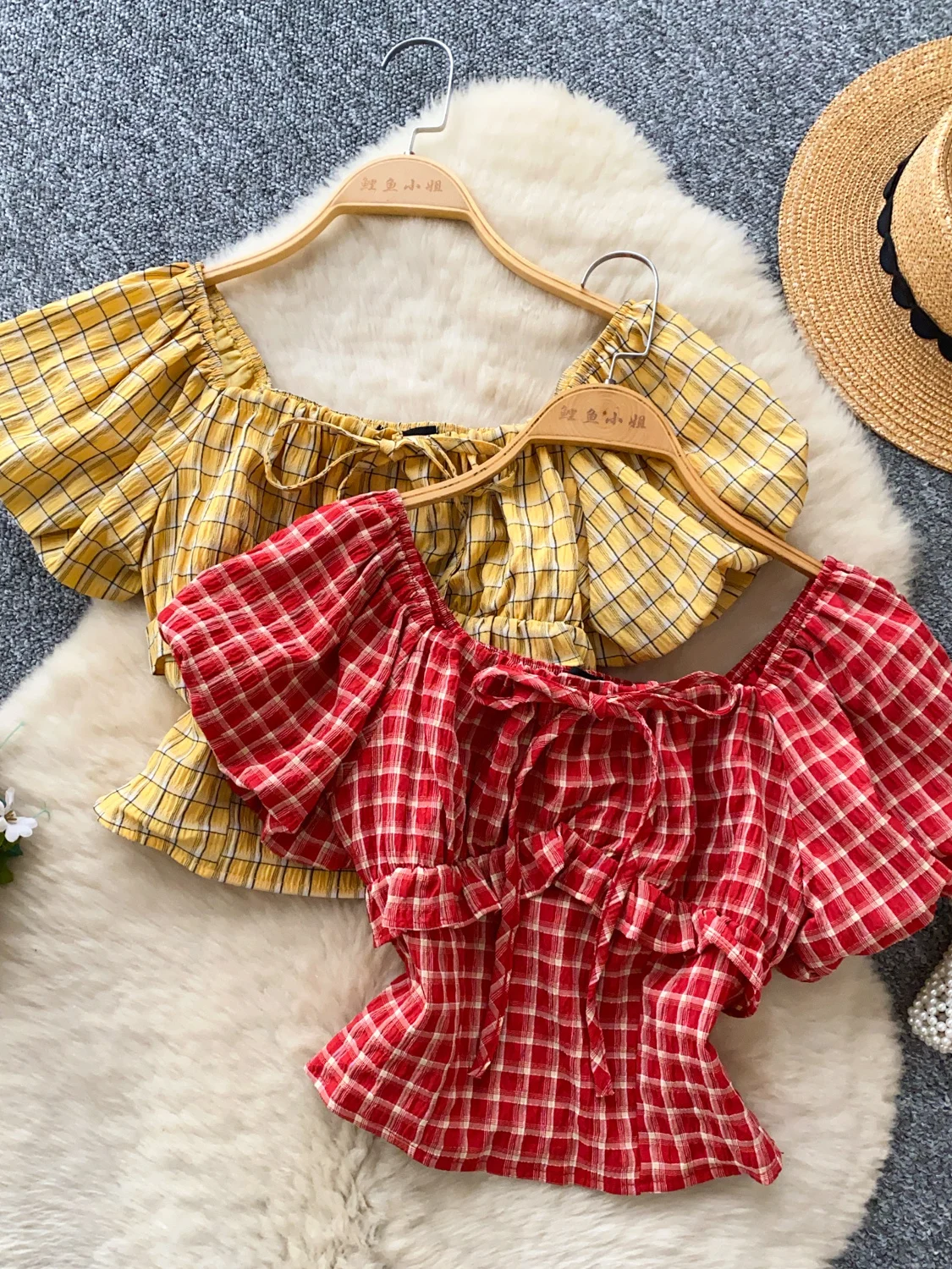 

Dopne Pure Desire Женский летний топ на одно плечо с пышными рукавами, укороченный, с узлом, с открытым животом, пикантный