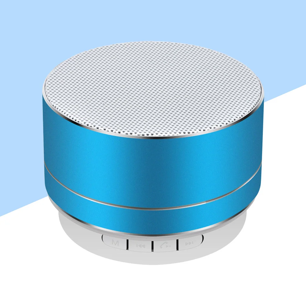 

Speaker Outdoor Portable Mini Metal Wireless Stereo Bass Audio Fm Led For