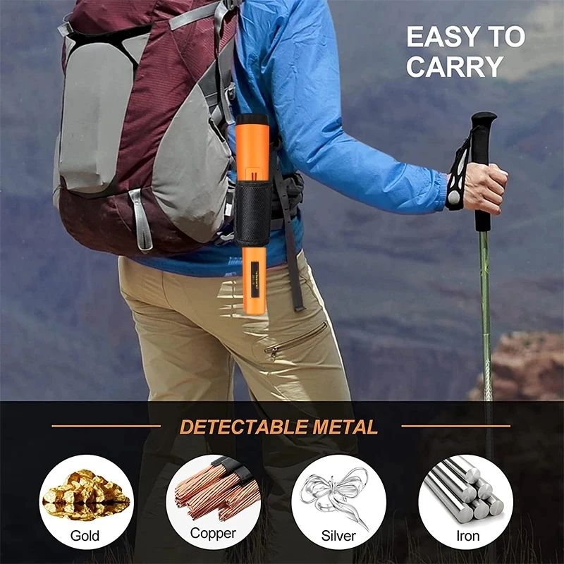 Imagem -06 - Detector de Metais Portátil Tc110 Pinpointer Gp-posicionamento Rod Ip68 Impermeável Hand Held