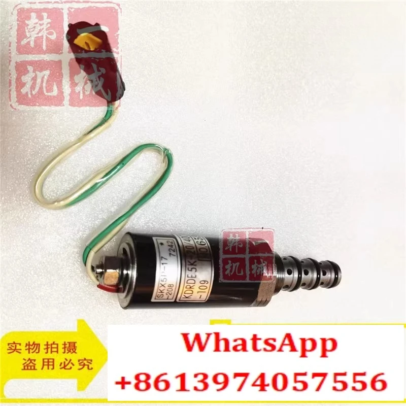 el-excavador-parte-el-solenoide-proporcional-de-la-bomba-hidraulica-de-r200-210-215-225-7-daewoo-k3v112