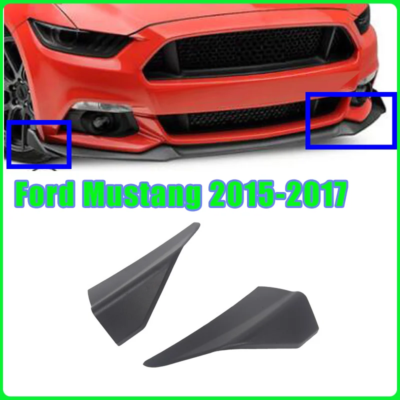 

Передний бампер, разветвитель для губ, диффузор для Ford Mustang 2015 2016 2017, спойлер на подбородке, крылышки, защита, модификация, аксессуары