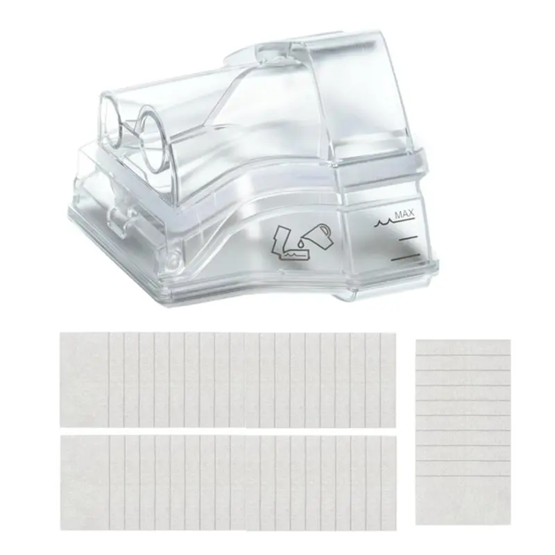 

Hot Trend-For Resmed Airsense 10 380Ml Water Tub Replacement Water Chamber Includes 50 Filter Packs-Easy Installation And Cleani