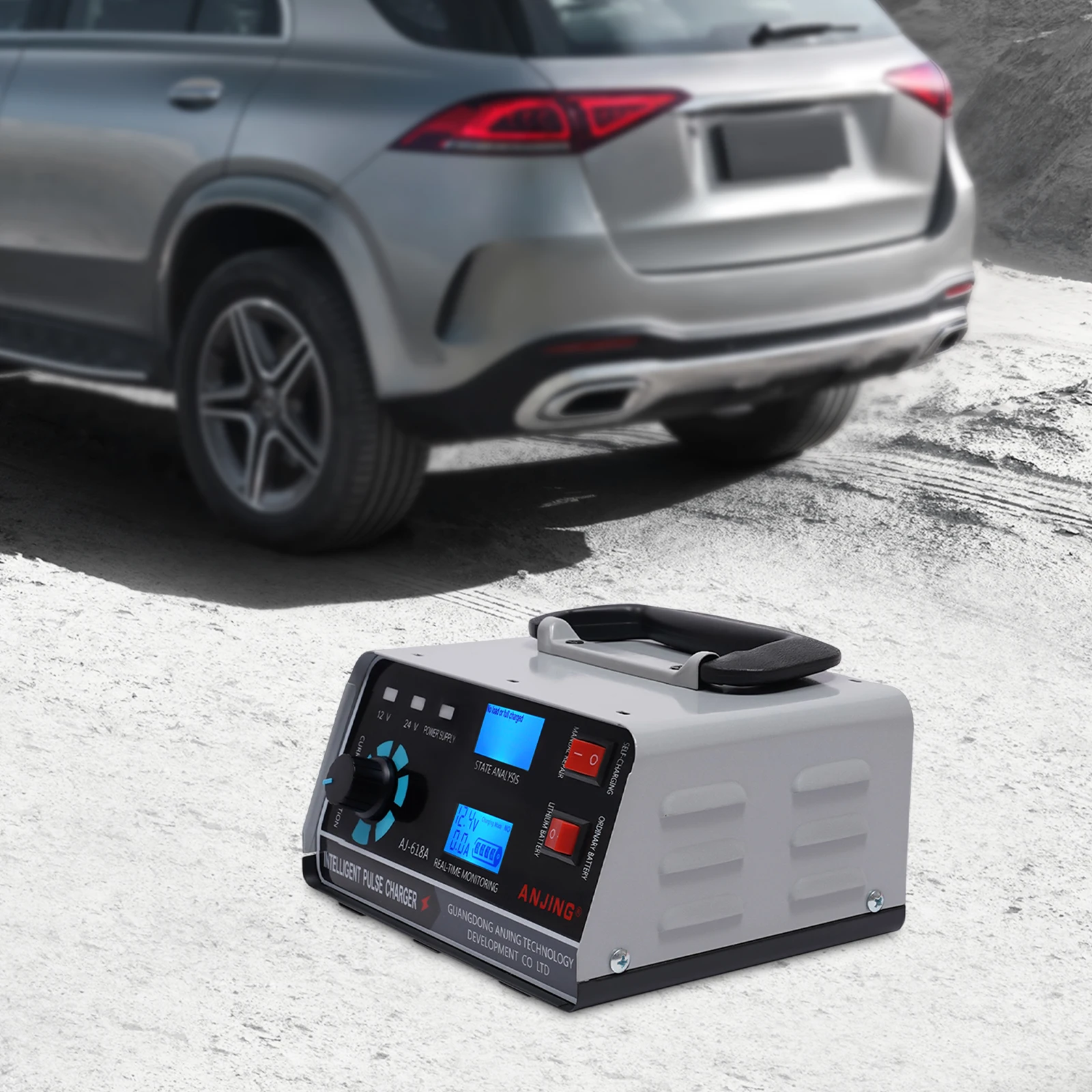 Умное автомобильное зарядное устройство 12 В/24 В, автоматический импульсный ремонтный трюк, 400 Вт, сверхмощный