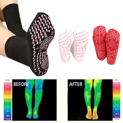 4 Pairs/Lot Men's Winter Self-heating Health Care Socks Women's Couple Models Magnetic Therapy Comfortable Warm Sox Happy Socks