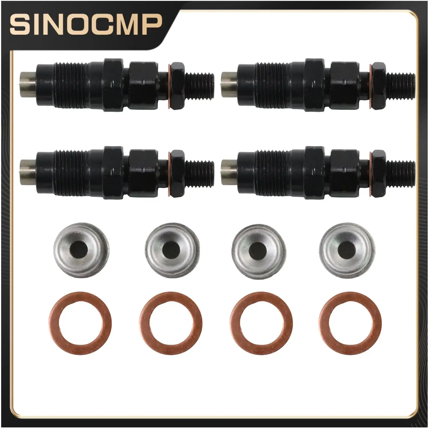 

16600-43G23 4pcs TD27 NEW Fuel Injector Nozzle Fits NISSAN NAVARA TD27 D21 2.7L Diesel Fuel Injector with 1 year warranty
