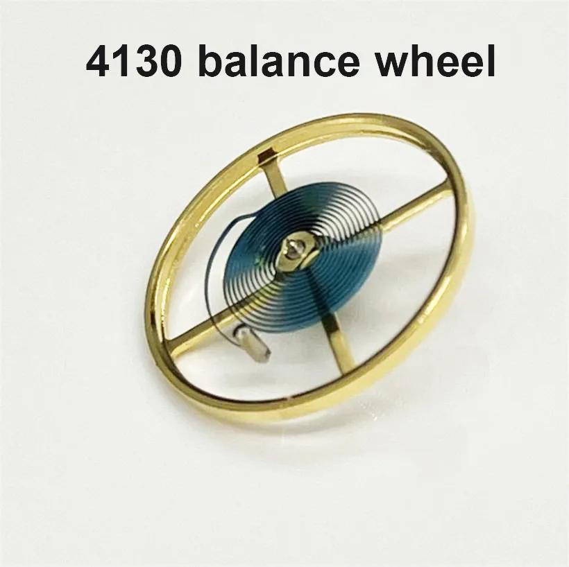 

Suitable For Domestic Dandong 4130 Movement Balance Wheel Full Swing Blue Balance Spring 4130 Balance Wheel Watch Accessories