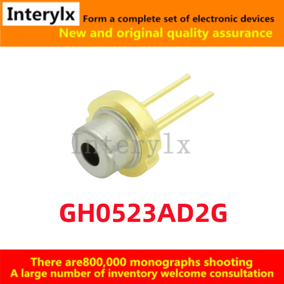 

1 шт./лот, оригинальный GH0523AD2G GH0523AD2 TO-56 530 нм 520 нм300 МВт, зеленый свет, лазерный диод, сценическая лампа