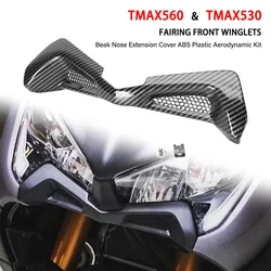 Per Yamaha tmax530 tmax560 tMax 560 T-MAX 530 SX DX copertura di estensione del naso del becco carenatura in plastica ABS alette anteriori kit aerodinamico