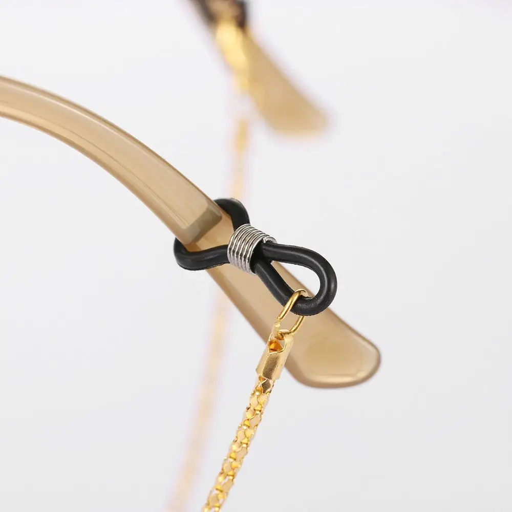 4 สีแฟชั่น Anti-Lost แว่นตาอ่านหนังสือ Unisex CHAIN สายแว่นตาแว่นตากันแดดสายคล้องโลหะเชือกเส้นเล็ก