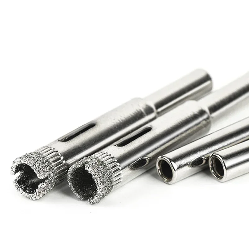 10pcs 2/4/5/6/8mm Core Drill Bit Set Drilling Hole Saw For Glass Tiles Marble Granite Ceramic