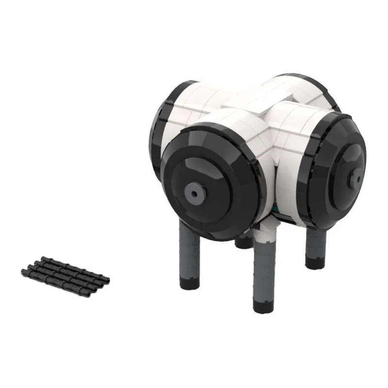 595 pezzi di blocchi di costruzione modulari con scomparto bianco del mare profondo modello educativo giocattoli di assemblaggio fai da te set per ragazzi regali di compleanno per adulti