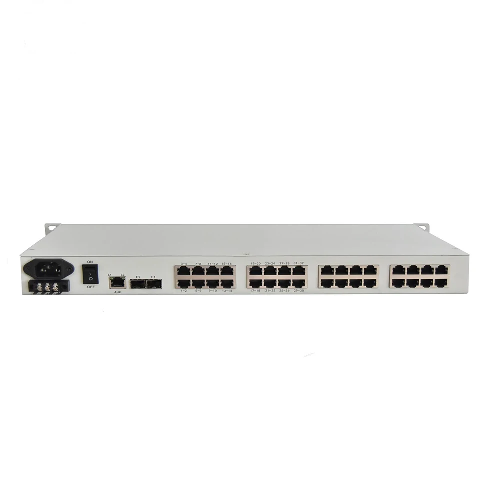 32 Channel E1 Fiber Mux 32E1 4GE to Fiber Optical PDH Multiplexer