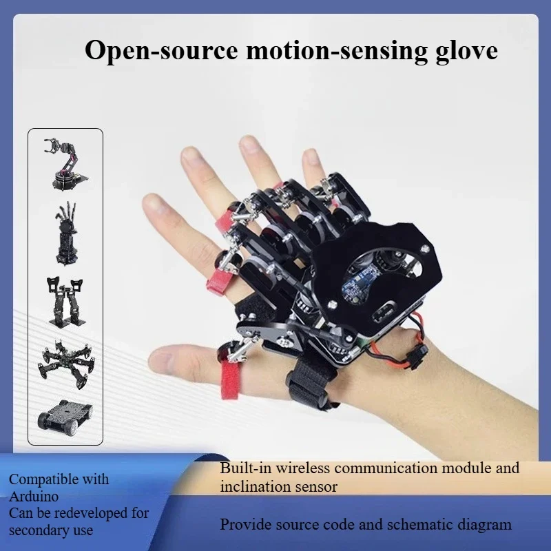 Open-source Haptic Wearable Bionic Mechanical Glove for Haptic Control of The Uno Robot's Mechanical Arm
