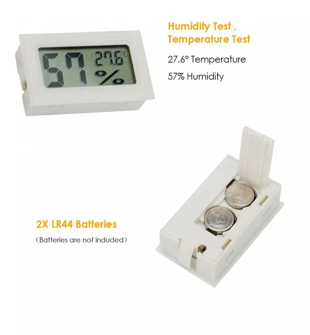 Xiaomi Mini Digital LCD Indoor Room Convenient Electronic Temperature Humidity Meter Sensor Thermometer Hygrometer 1/3/5PCS Sets