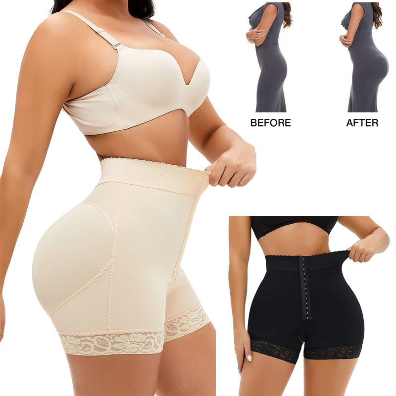 Women's Tummy Control Shapewear Butt Lifter High Waisted Panties Compression Women Postpartum Butt Lifting Body Shaper Shorts