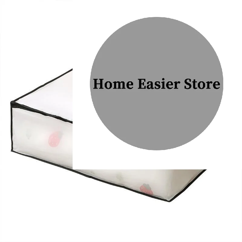 New Underbed Storage Bag Foldable Quilt Bag Wardrobe Clothes Storage Waterproof Dustproof Organizer Large Capacity StorageBag