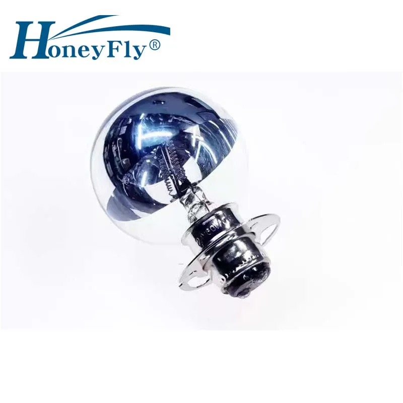 HoneyFly Marine Incandescent Bulb 24V 60W P15D-30 7325402 Sliver Reflector Pilot Lamp Blub Lamp Warm White Glass Cover