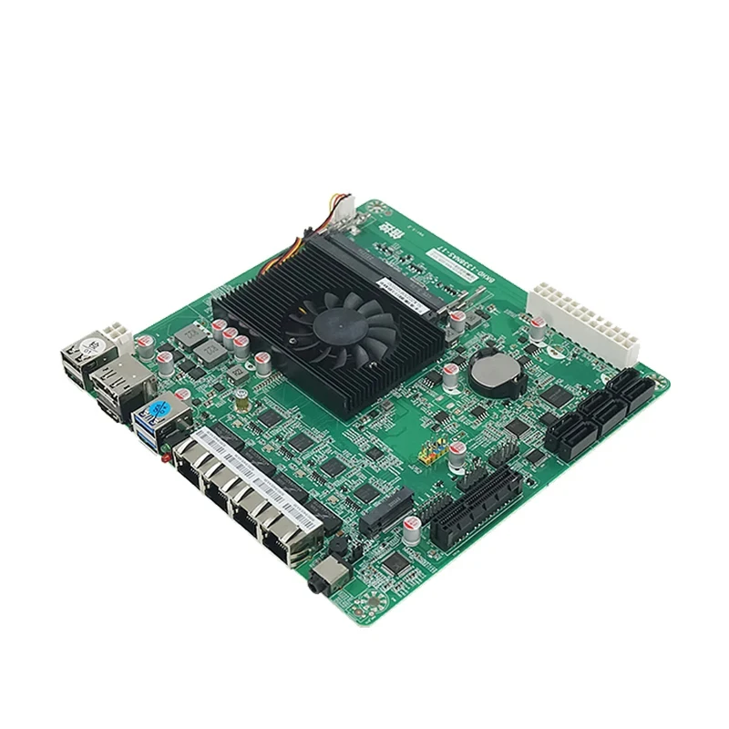 Imagem -06 - Placa-mãe Nas N5105 Intel N5105 Sata 3.0 I225 Lan 2.5g Mini Itx 17x17cm Soft Routing Board Ddr4 Pcie M.2 Nvme