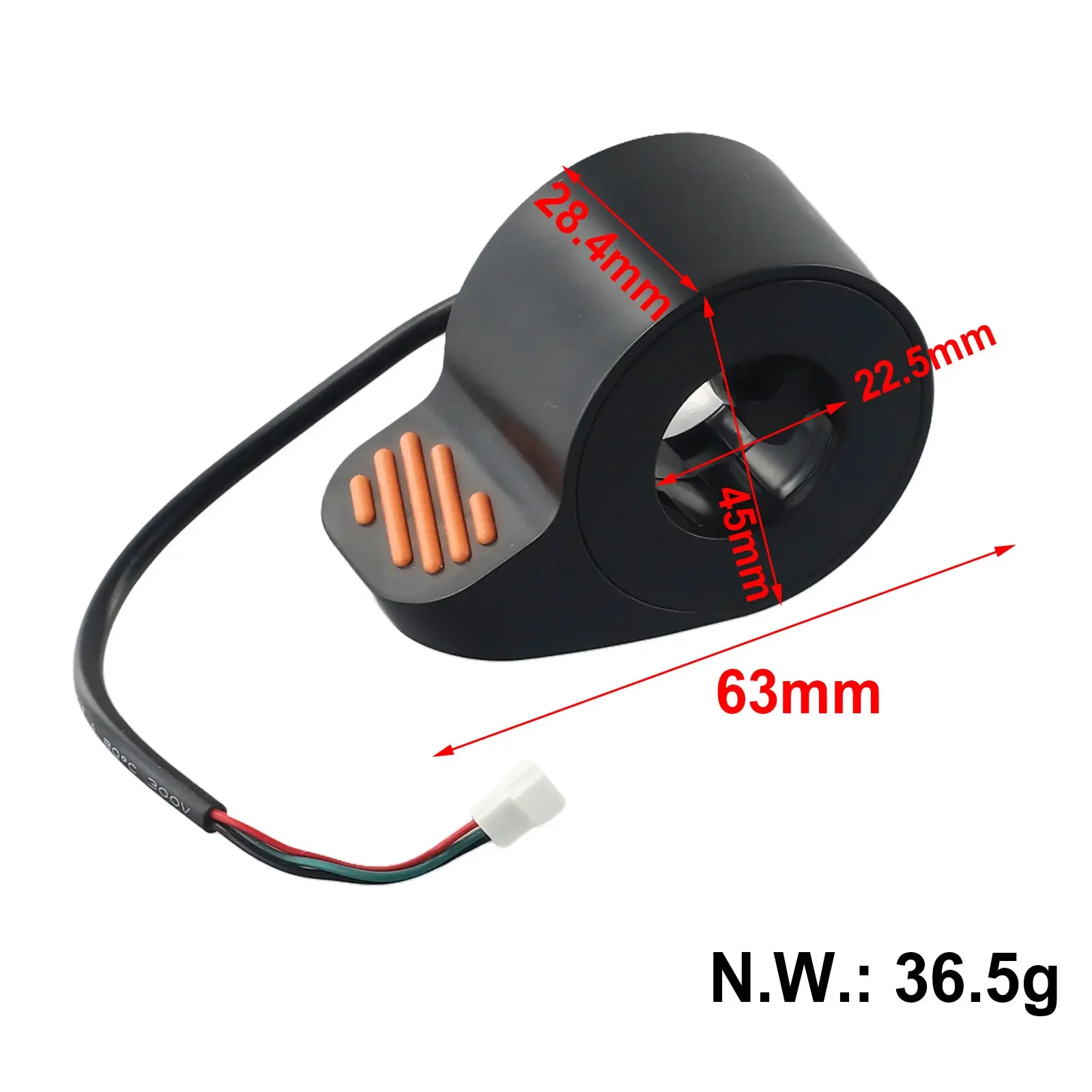 سكوتر كهربائي خنق إصبع الفرامل الإبهام مسرع استبدال أجزاء 63*45*28 مللي متر ل-شاومي ناينبو T ES1 ES2 ES3 ES4 #4