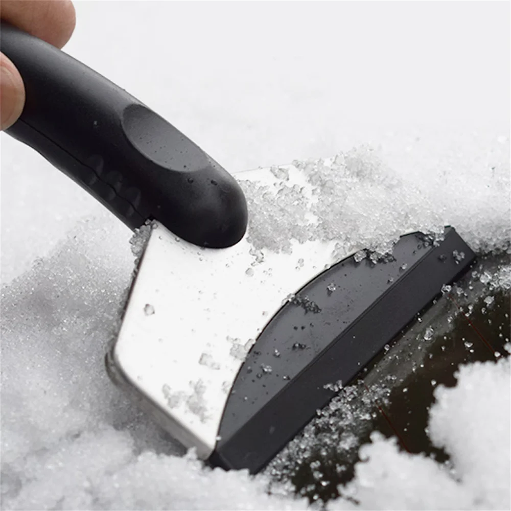 

Winter Window Cleaning Brush Durable Stainless Steel Snow Shovel Outdoor Window Tile Snow Scraper Vehicle Snow Removal Scraper