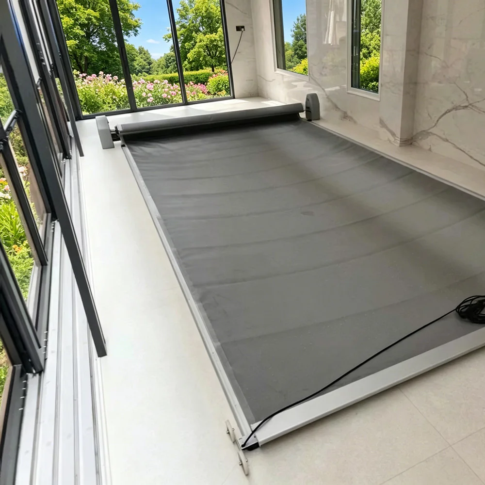 Manual Pool Cover Safety Cover for Swimming Pools