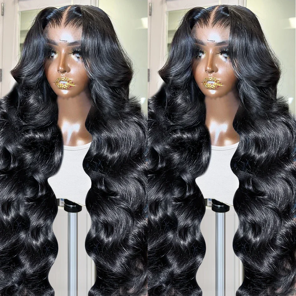 Rosabeauty 13x6 HD Body Wave Lace Front Human Hair Wigs 5x5 Glueless Wig Brazilian Water Wave 13x4 Lace Frontal Wig For Women