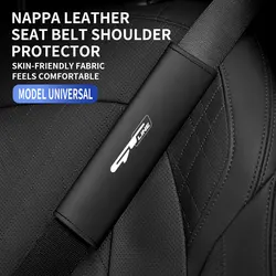 Car Styling Seat Belt Cover Leather Seatbelt Shoulder Strap Protector Pads For KIA GT GTLINE car Accessories