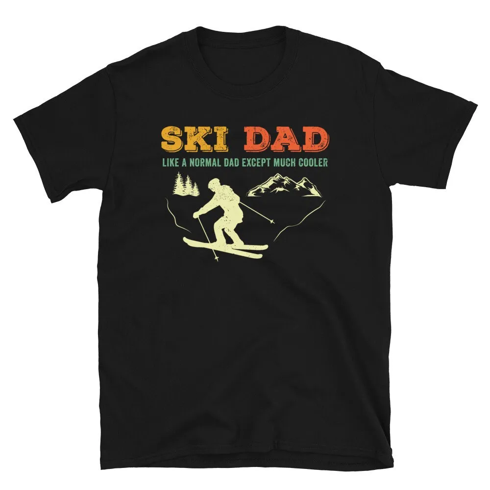 Ski Dad T Shirt Skiing Skier Cool Idea Lover Unique