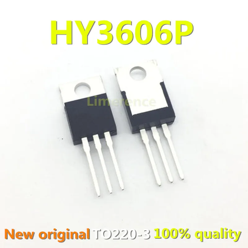 100% nuevo 50 unids/lote original MOSFET  HY3606P  HY3606  TO-220  60V/162A  Transistor