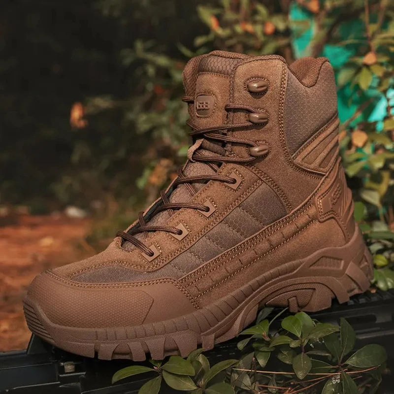 

New Men's Boots High Top Desert Boots British Wind Mountaineering Boots Tooling Boots Spring and Autumn Limited Time Offer