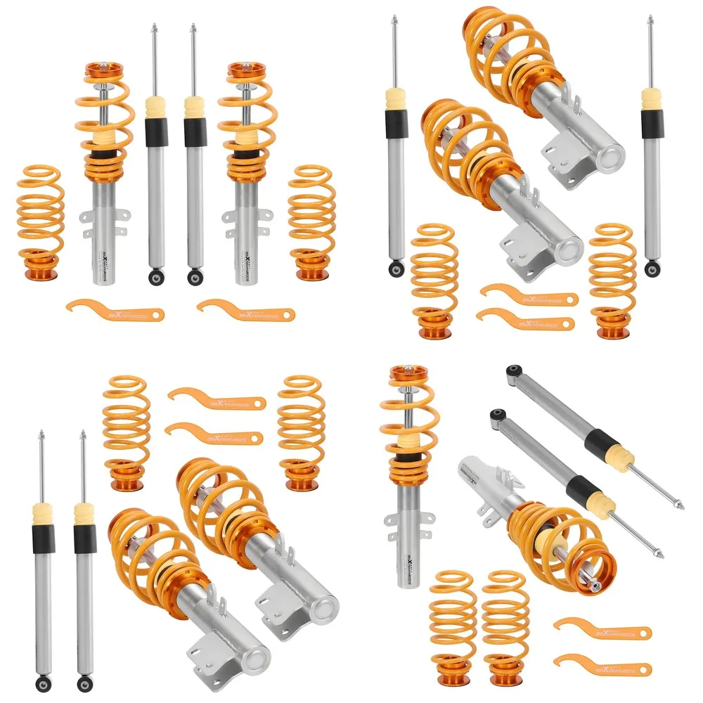 

MaXpeedingrods Adjustable Coilovers Suspension Kit for Citroen C4 2004-2013, Height & Damping