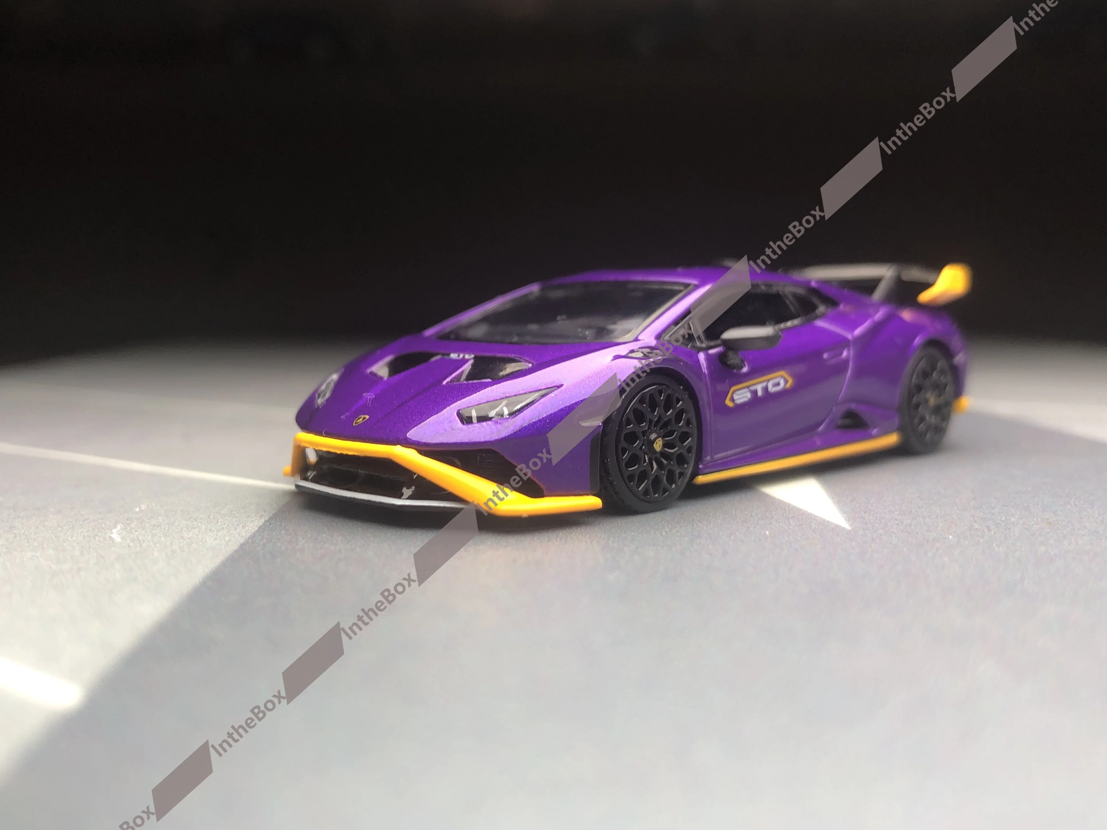 Mini GT #746 Huracan Sto Viola Pasifae 1/64 Diecast Modell auto Sammlung Limited Edition Hobby Spielzeug