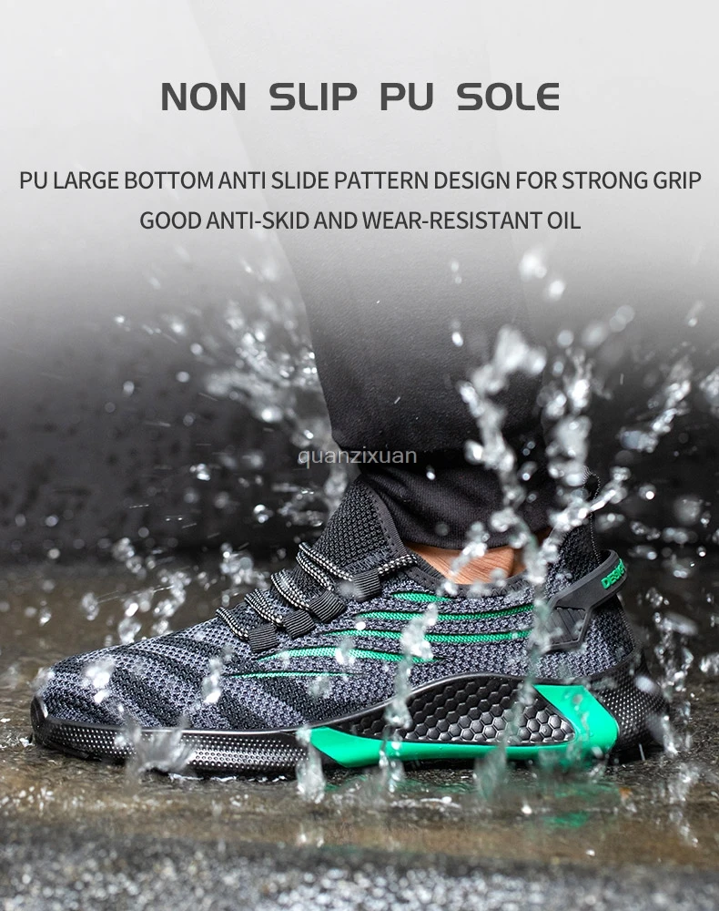 Männer Arbeit Sicherheits Schuhe Anti-punktion Arbeits Turnschuhe Männlichen Unzerstörbar Arbeit Schuhe Männer Stiefel Leichte Männer Schuhe Sicherheit Stiefel – Detail 14