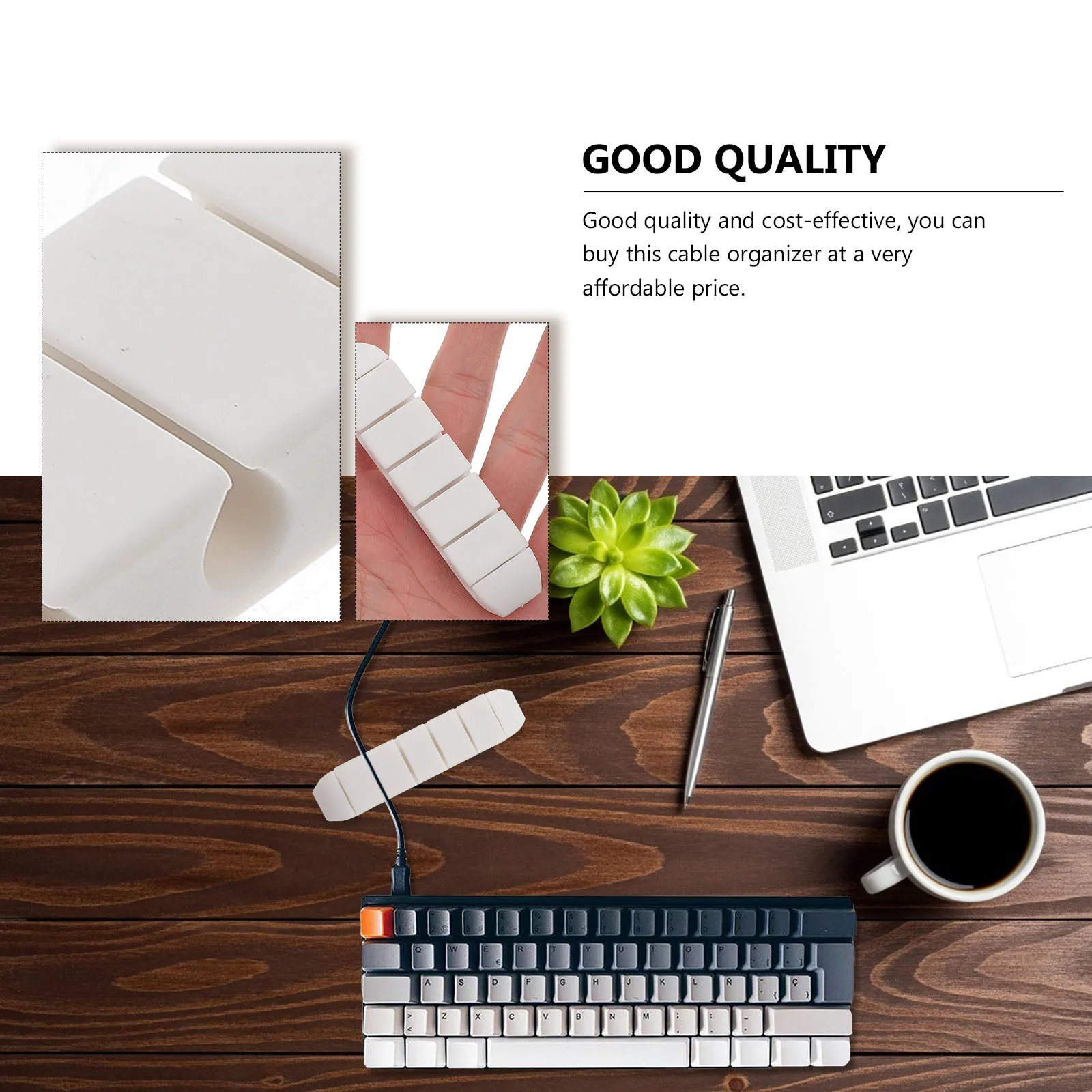 

5pcs Cable Organizer Adhesive Cord Management Holder For Usb Wires Desktop Data Cables Wire Keeper Cord Organizing Tool