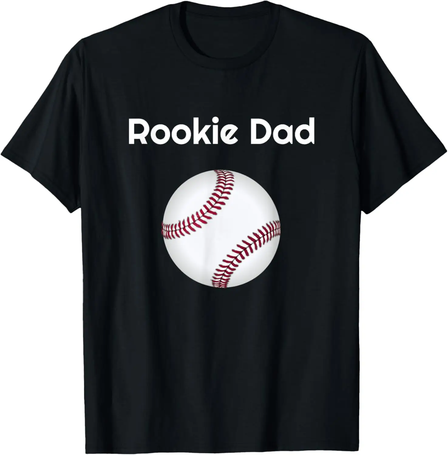 Funny Dad Pregnancy Announcement Shirt Rookie Baseball Dad