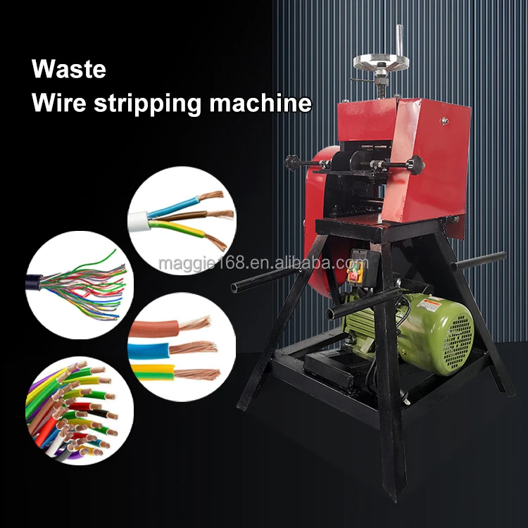 220V 3KW/380V 4KW  electric copper wire peeling machine automatic enamel wire stripping machine electric wire stripper