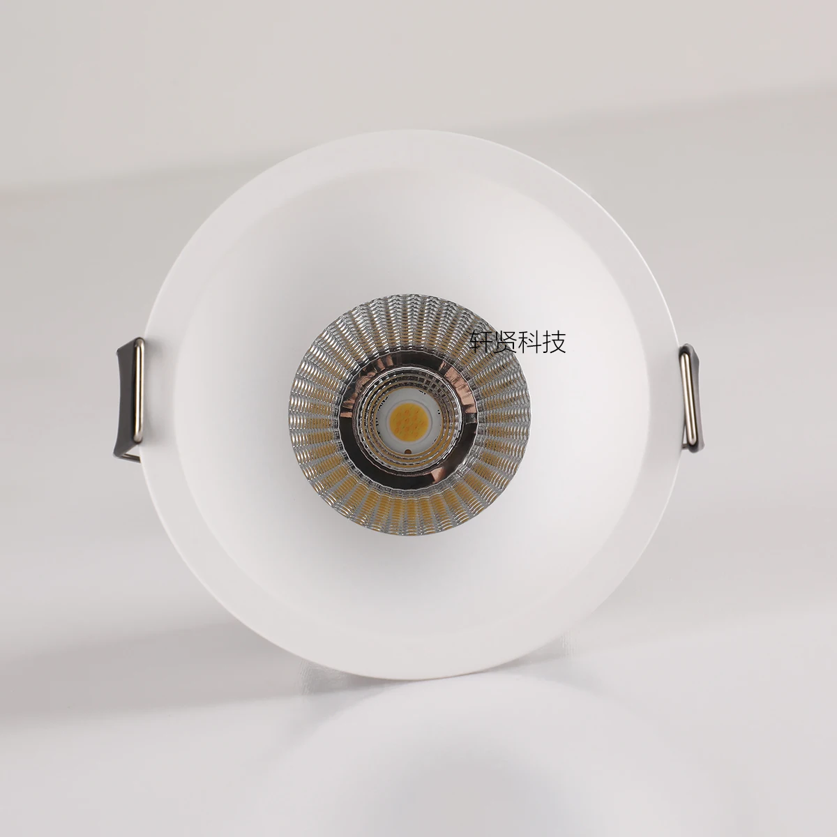 Recessed LED Smart Ceiling Downlight Tuya Zigbee/ DALI/ Matter/ 5 CCT Switchable AC110V/ 220V Black White Spotlight