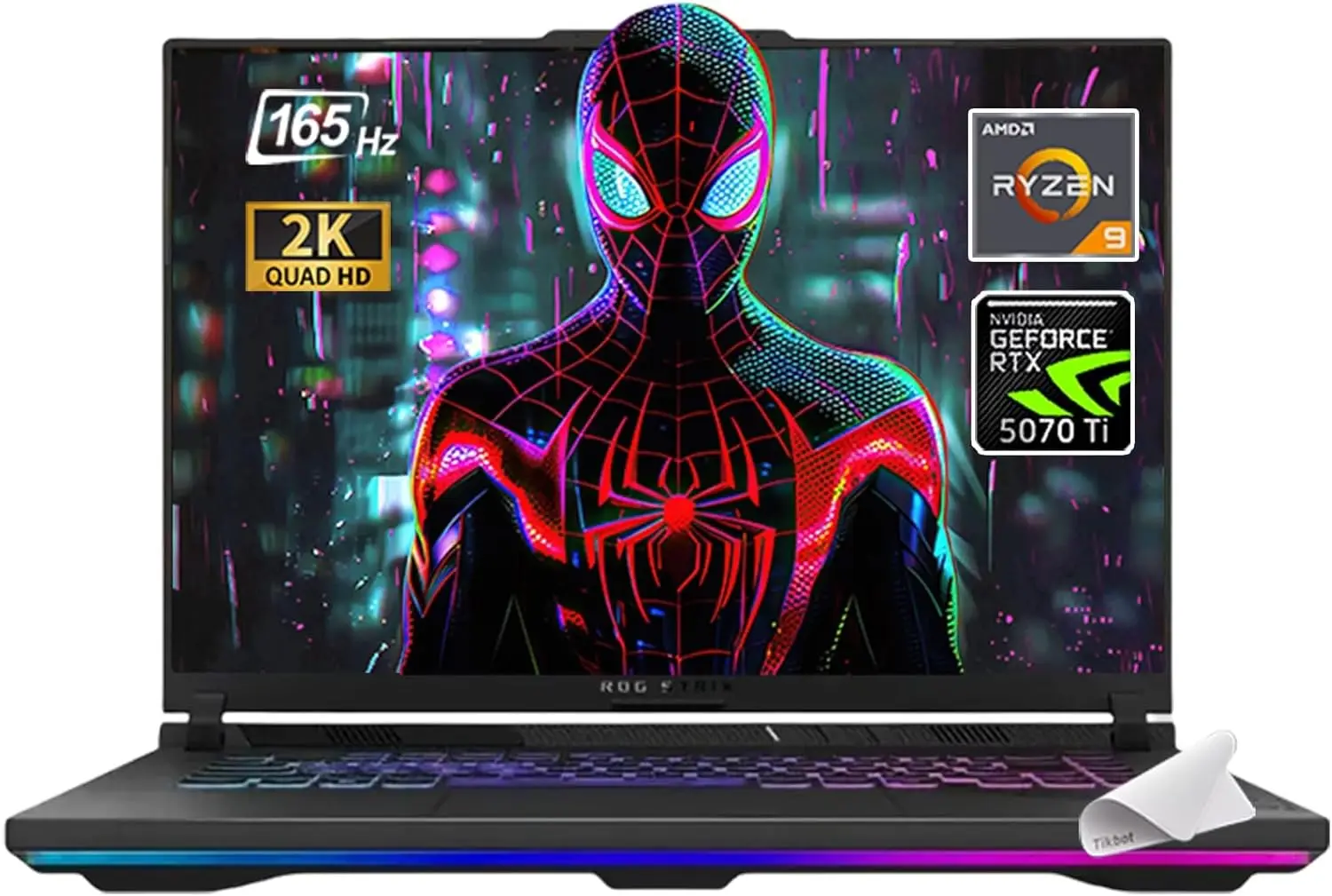 

Игровой ноутбук ASUS 2025 ROG Strix G16, дисплей 165 Гц, 16-ядерный процессор AMD Ryzen 9 8940HX, RTX 5070 Ti (TGP 140 Вт), MUX Switch, Windows 11
