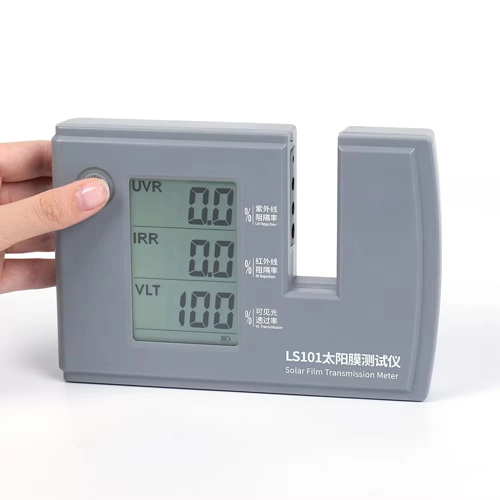 

LS101 Window Tint Transmission Meter IR UV Visible Light Transmittance Detection Solar Film Window Tint Tester