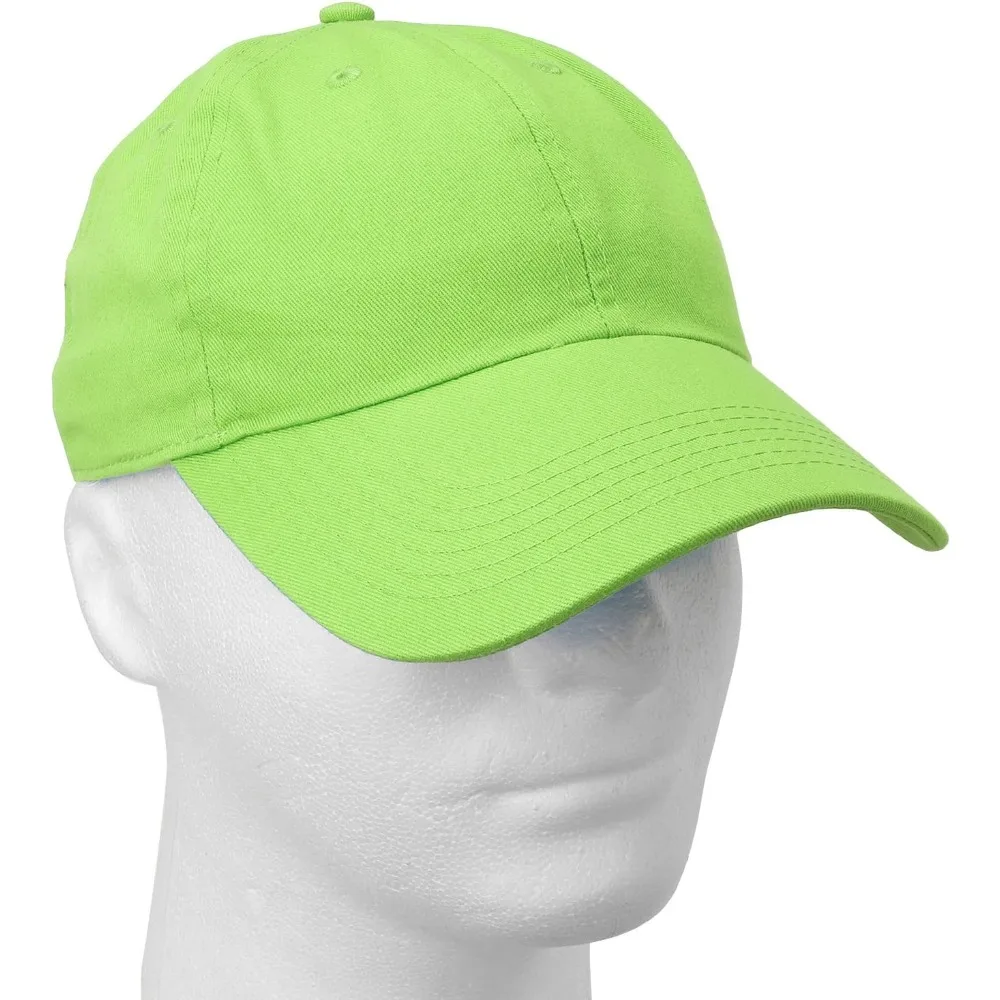 Groothandel bulk katoenen baseballpetten, verstelbare maat, klassieke stijl, zacht, 12-pack